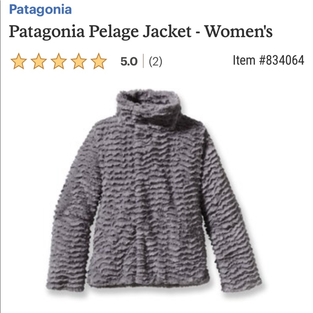 Patagonia pelage women’s jacket